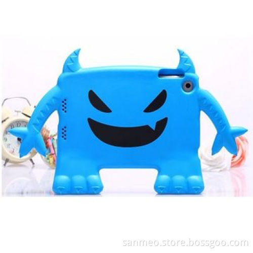 New Lovely Cute 3D Cartoon Children's Soft Thick Foam Standing Case for iPad Mini 1/2, Colorful